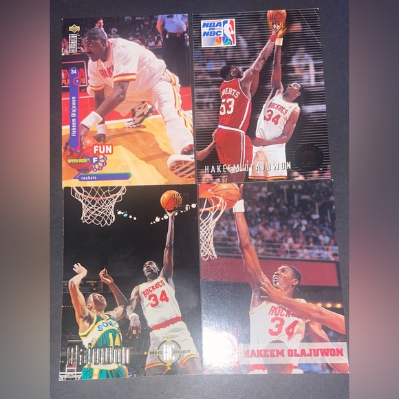 Hakeem Olajuwon cards (7) 1993-1995 - Picture 3 of 4